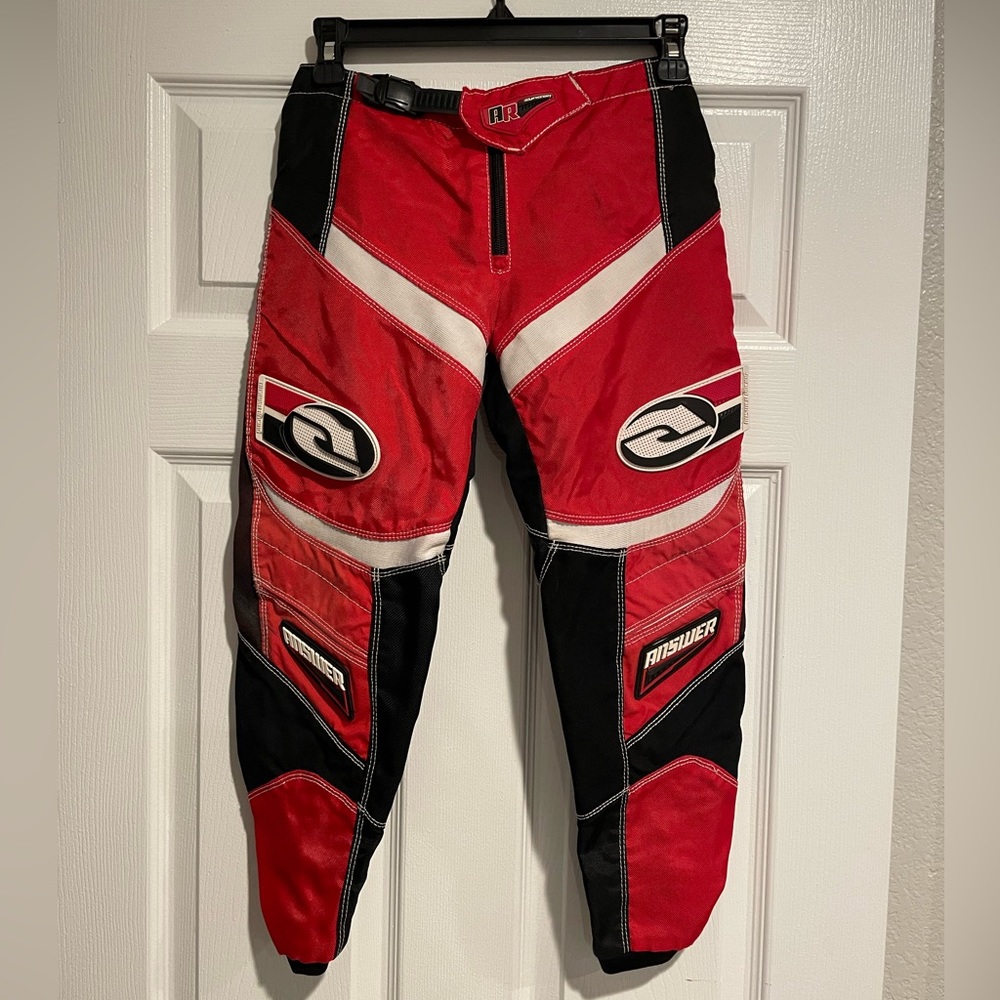 Answer motorcycle/dirtbike riding pants, size 26